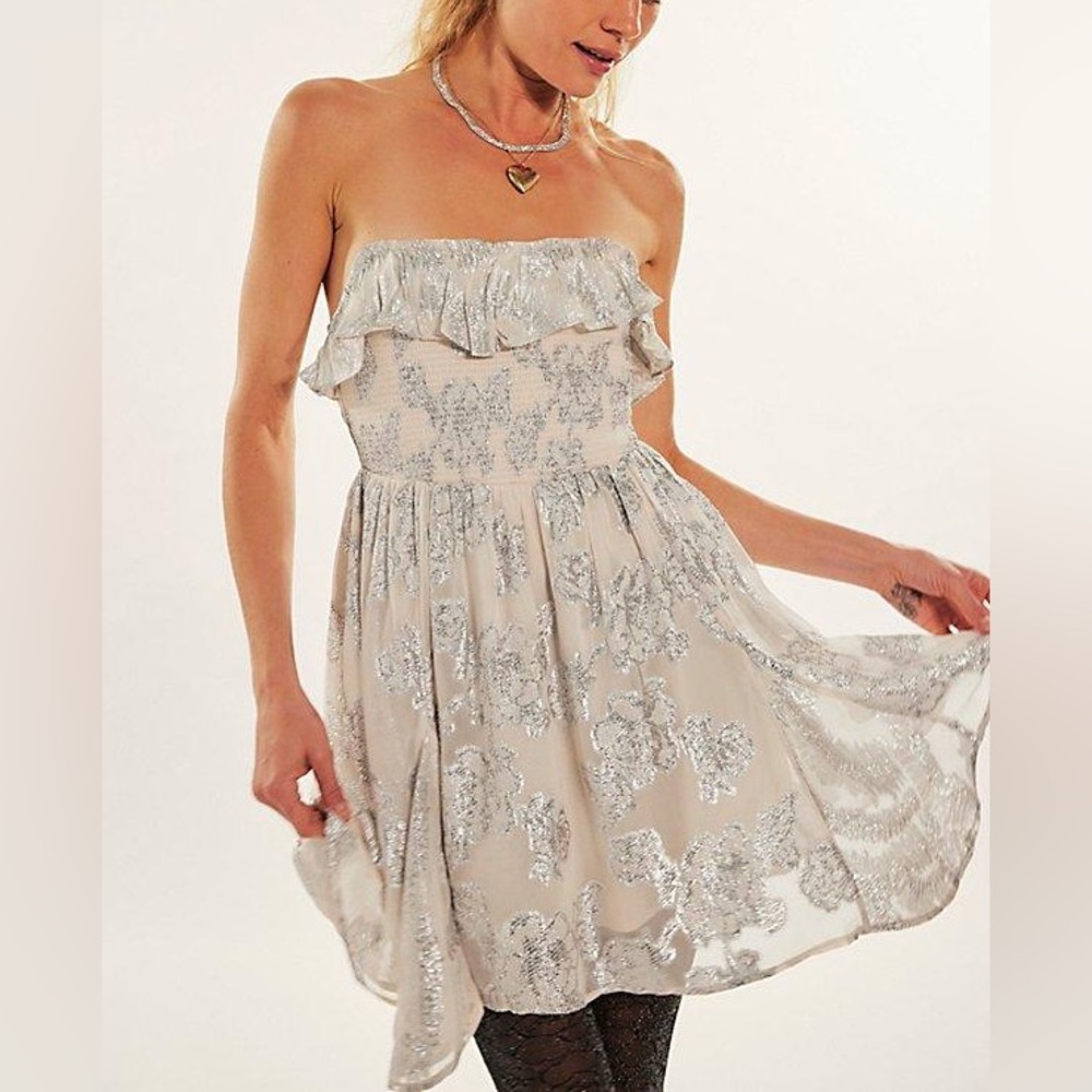 NWOT Free People Gardenia Mini Dress